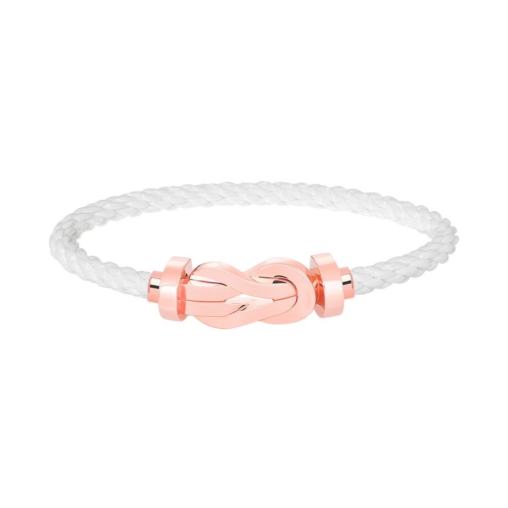 ¡®Veyra Jewelry¡¯CHANCE LARGE 8 FIGURE BUCKLE NO DIAMOND BRACELET ROSE GOLD