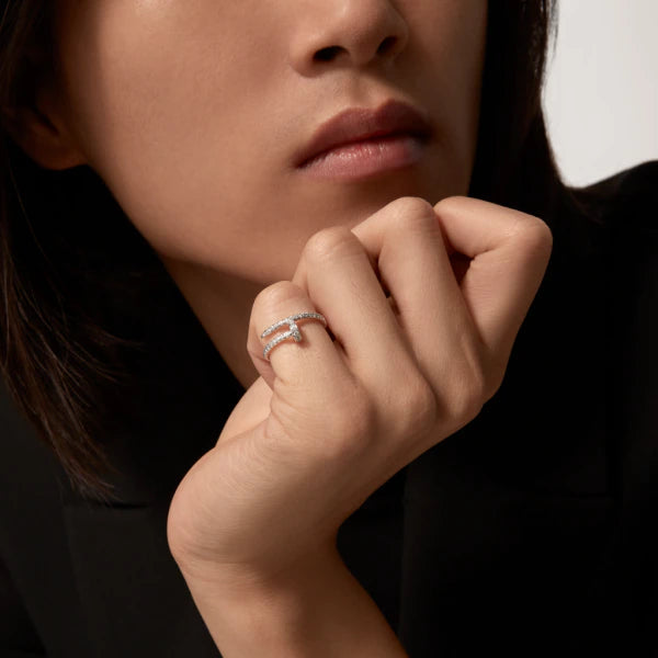 ¡®Veyra Jewelry¡¯JUSTE RING 1.8MM SILVER DIAMONDS