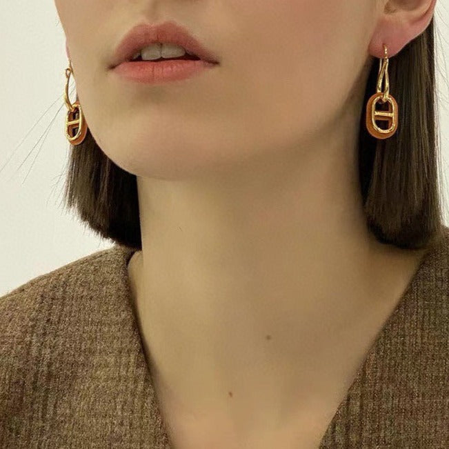 ¡®Veyra Jewelry¡¯HM O'MAILLON GOLD EARRINGS