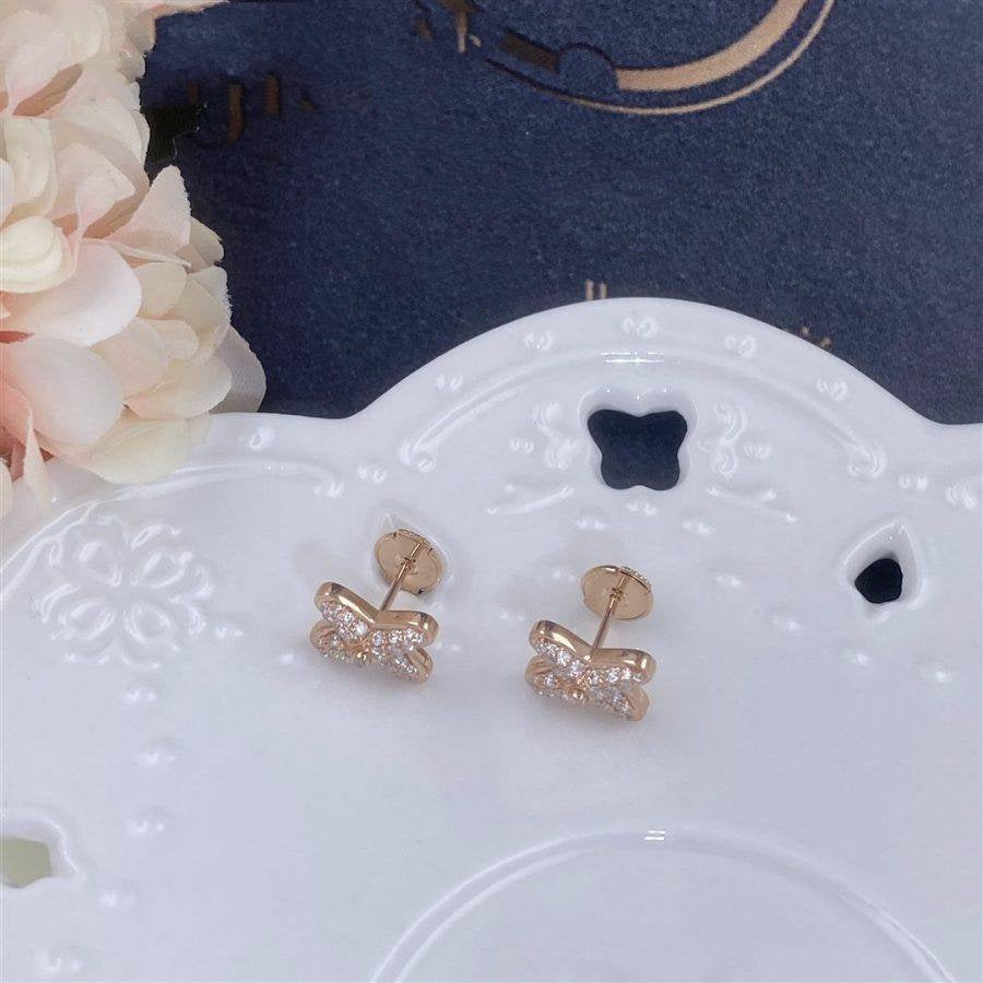 ¡®Veyra Jewelry¡¯JEUX DE PINK GOLD DIAMOND EARRINGS