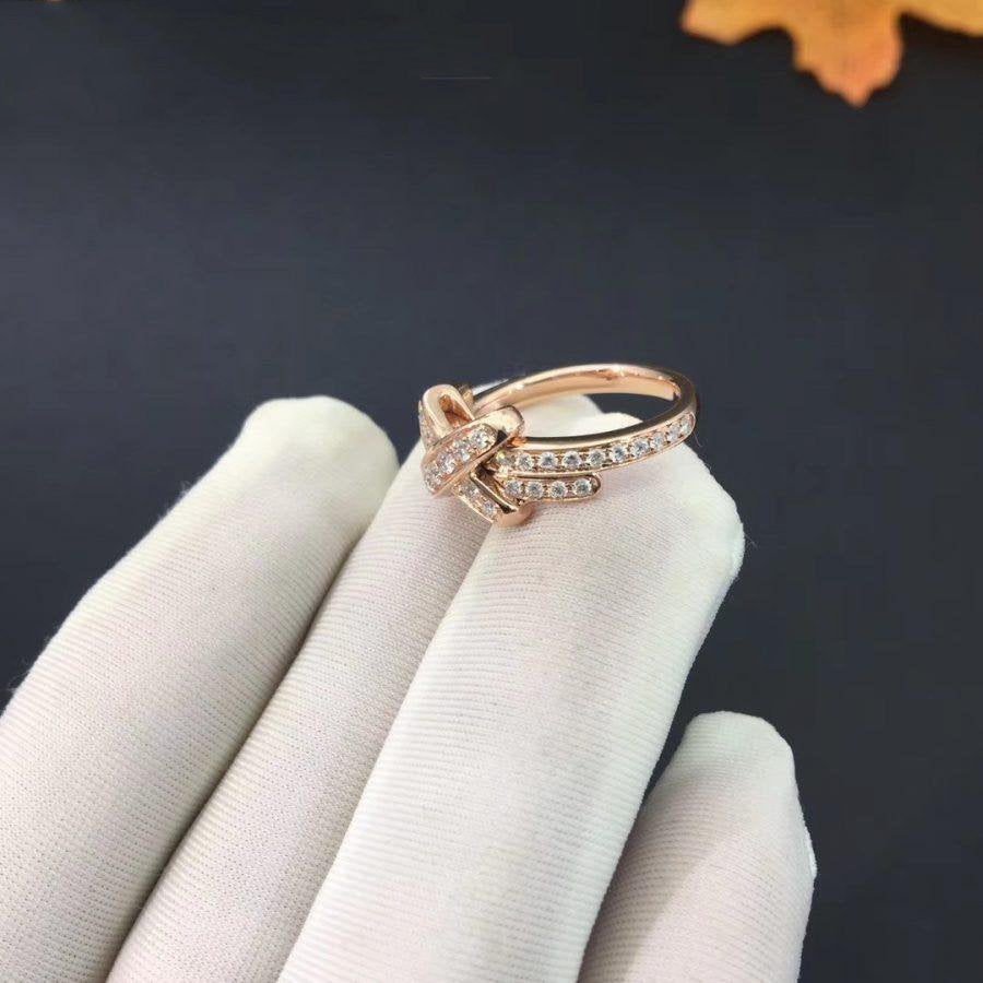 ¡®Veyra Jewelry¡¯JEUX DE RING PINK GOLD DIAMOND