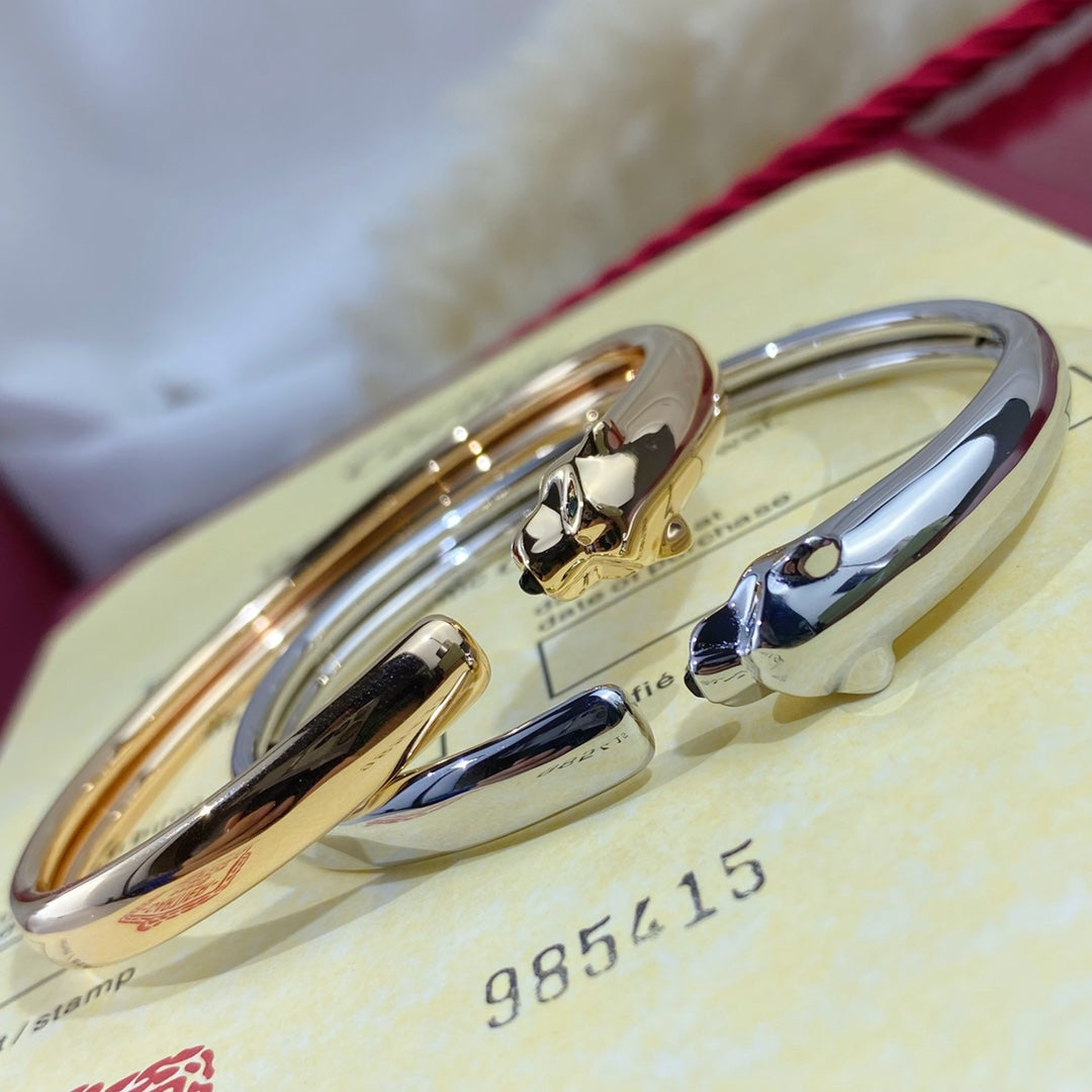 ¡®Veyra Jewelry¡¯PANTHERE SILVER OPEN BRACELET