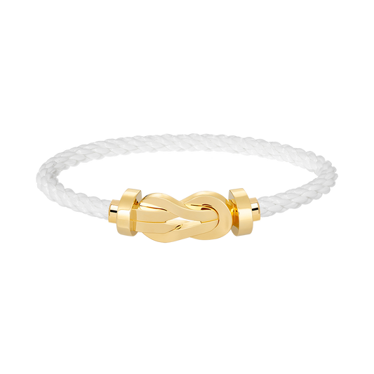 ¡®Veyra Jewelry¡¯CHANCE LARGE 8 FIGURE BUCKLE NO DIAMOND BRACELET GOLD