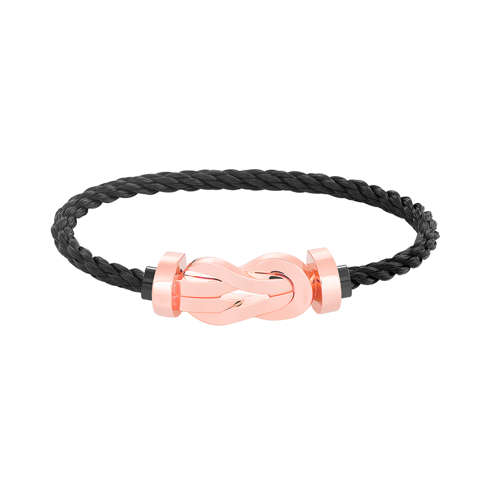 ¡®Veyra Jewelry¡¯CHANCE LARGE 8 FIGURE BUCKLE NO DIAMOND BRACELET ROSE GOLD