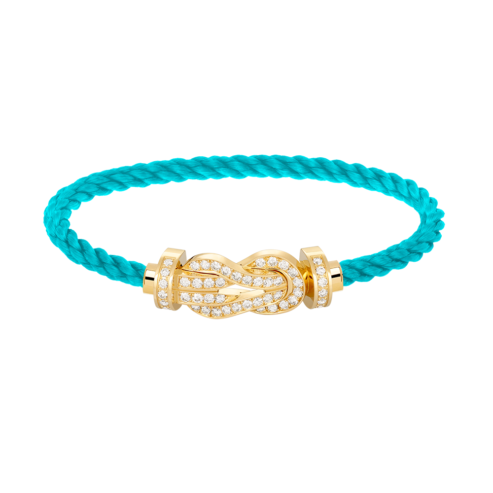 ¡®Veyra Jewelry¡¯CHANCE LARGE 8 FIGURE BUCKLE FULLDIAMOND BRACELET GOLD