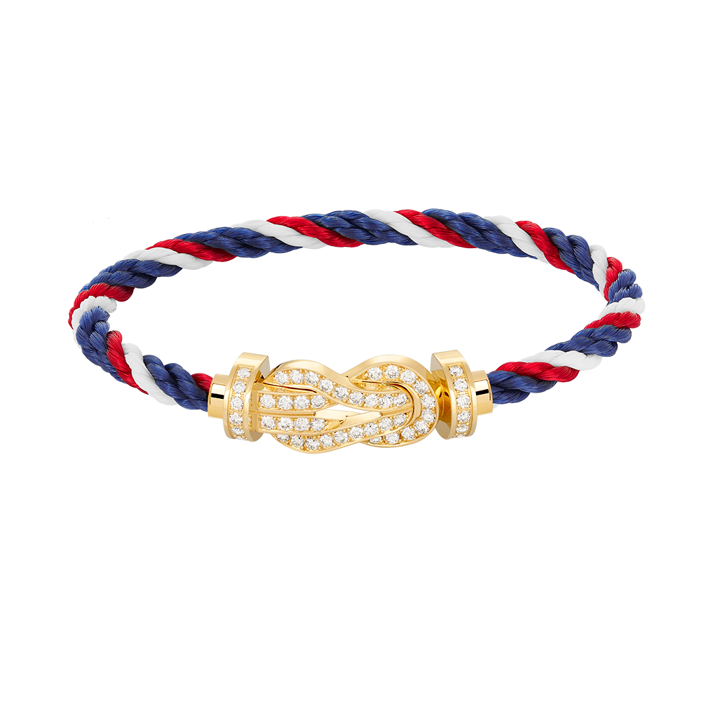 ¡®Veyra Jewelry¡¯CHANCE LARGE 8 FIGURE BUCKLE FULLDIAMOND BRACELET GOLD