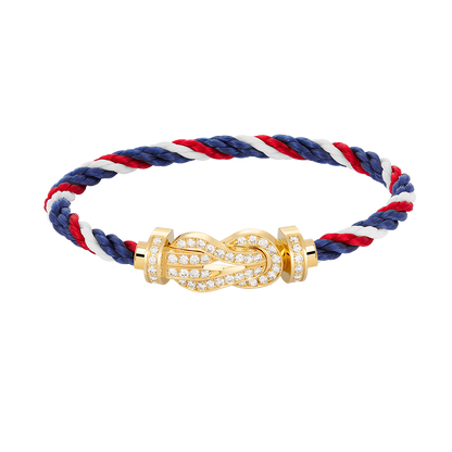 ¡®Veyra Jewelry¡¯CHANCE LARGE 8 FIGURE BUCKLE FULLDIAMOND BRACELET GOLD