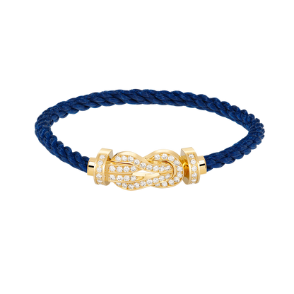 ¡®Veyra Jewelry¡¯CHANCE LARGE 8 FIGURE BUCKLE FULLDIAMOND BRACELET GOLD