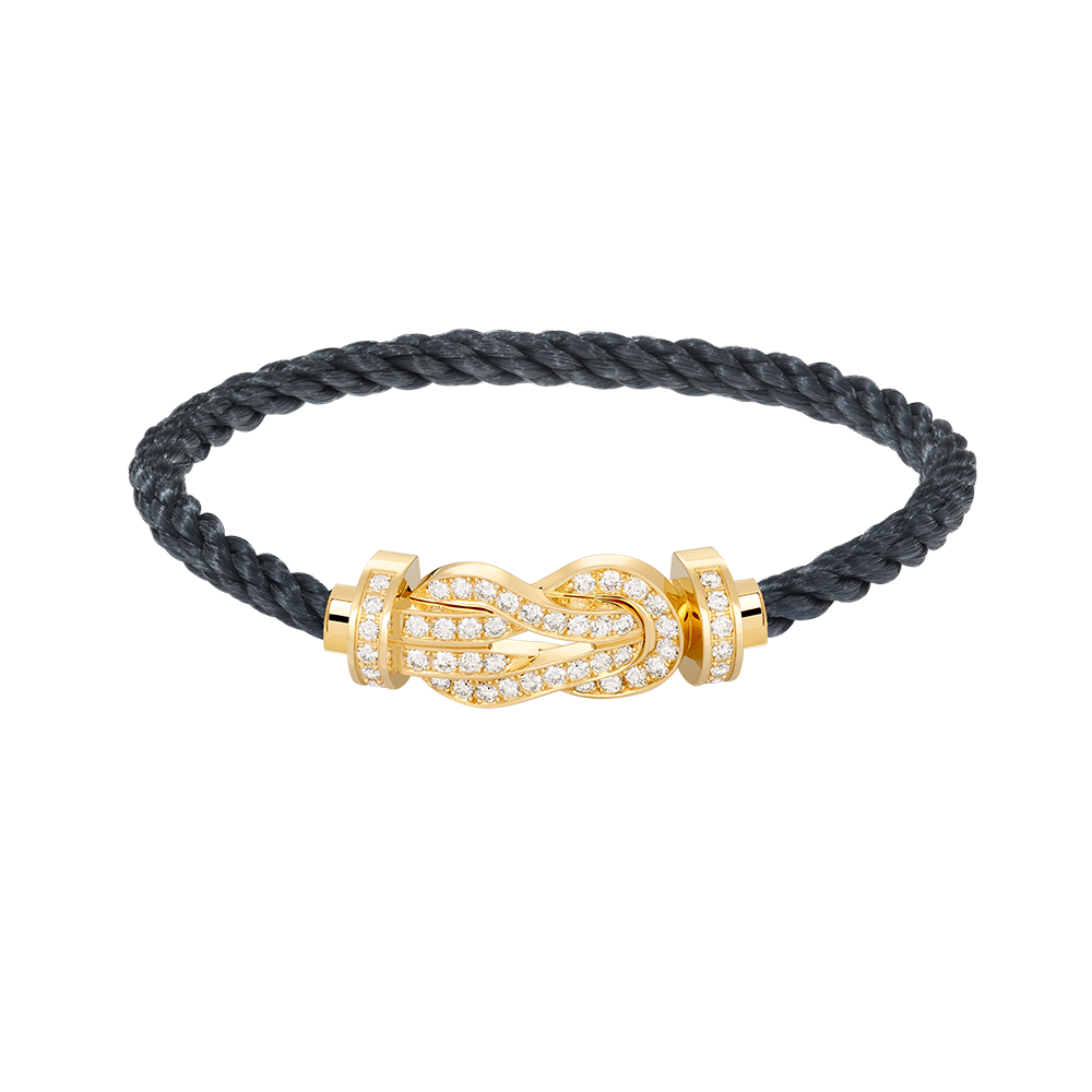 ¡®Veyra Jewelry¡¯CHANCE LARGE 8 FIGURE BUCKLE FULLDIAMOND BRACELET GOLD