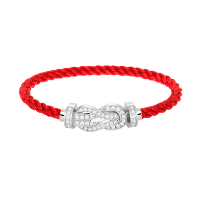 ¡®Veyra Jewelry¡¯CHANCE LARGE 8 FIGURE BUCKLE FULL DIAMOND BRACELET SILVER