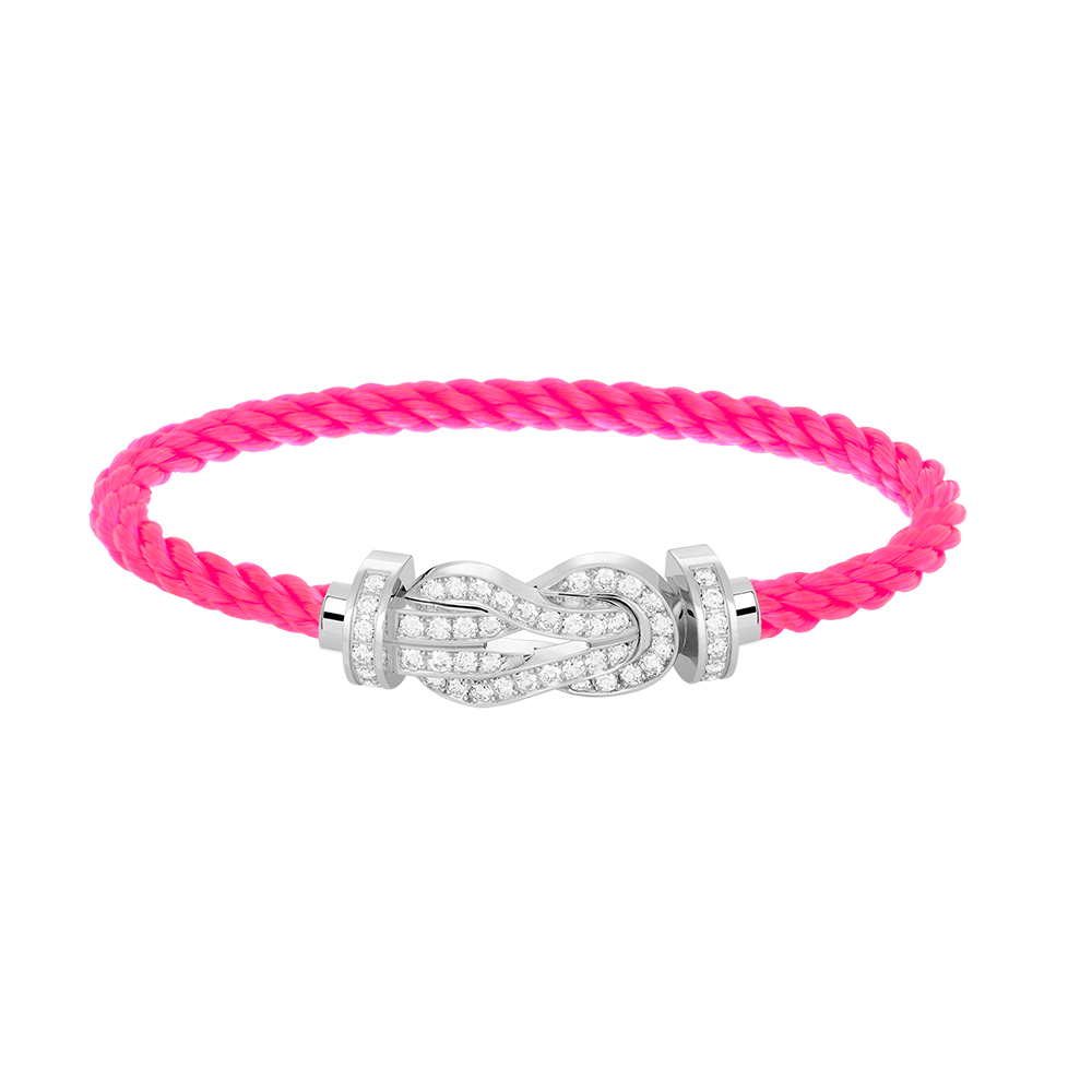 ¡®Veyra Jewelry¡¯CHANCE LARGE 8 FIGURE BUCKLE FULL DIAMOND BRACELET SILVER