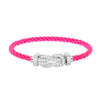 ¡®Veyra Jewelry¡¯CHANCE LARGE 8 FIGURE BUCKLE FULL DIAMOND BRACELET SILVER