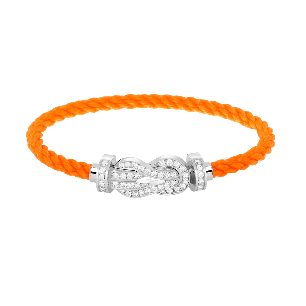 ¡®Veyra Jewelry¡¯CHANCE LARGE 8 FIGURE BUCKLE FULL DIAMOND BRACELET SILVER