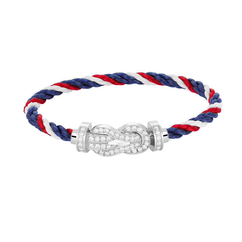 ¡®Veyra Jewelry¡¯CHANCE LARGE 8 FIGURE BUCKLE FULL DIAMOND BRACELET SILVER