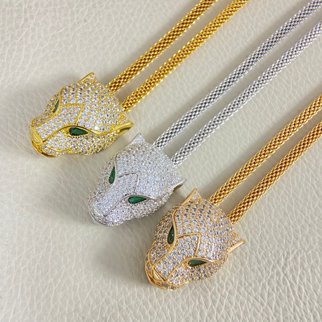 ¡®Veyra Jewelry¡¯Panther Head Layered Necklace