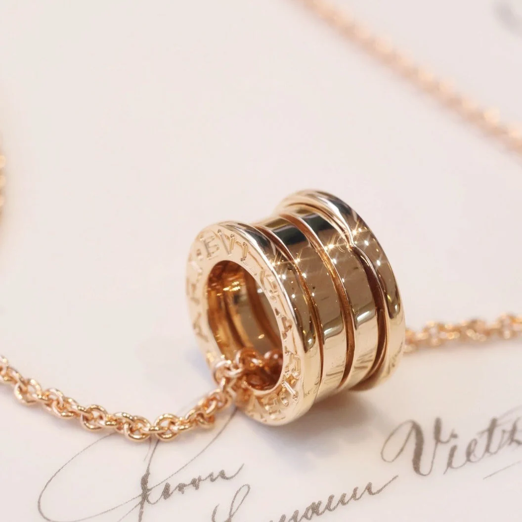 [Veyra Jewelry]ZERO 1 PINK GOLD NECKLACE
