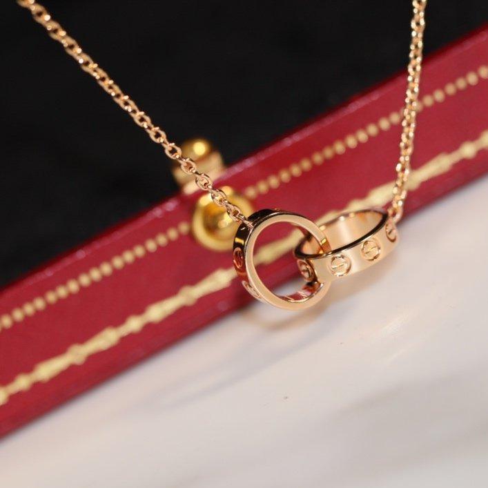 ¡®Veyra Jewelry¡¯LOVE NECKLACE PINK GOLD AND SILVER