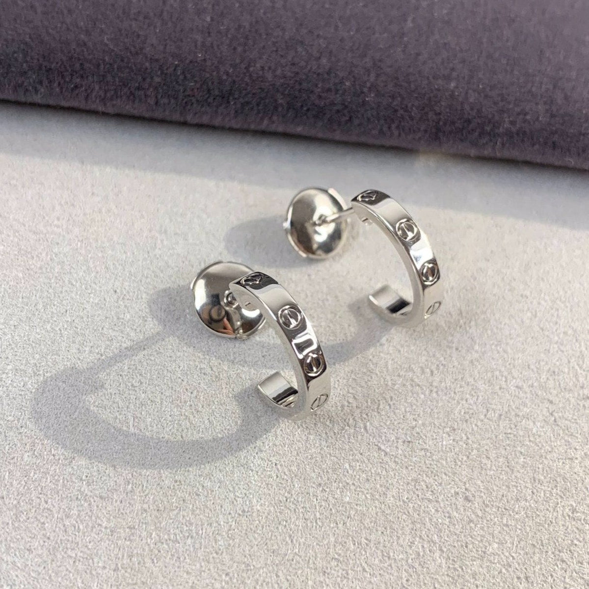 ¡®Veyra Jewelry¡¯LOVE EARRINGS 2.65MM SILVER