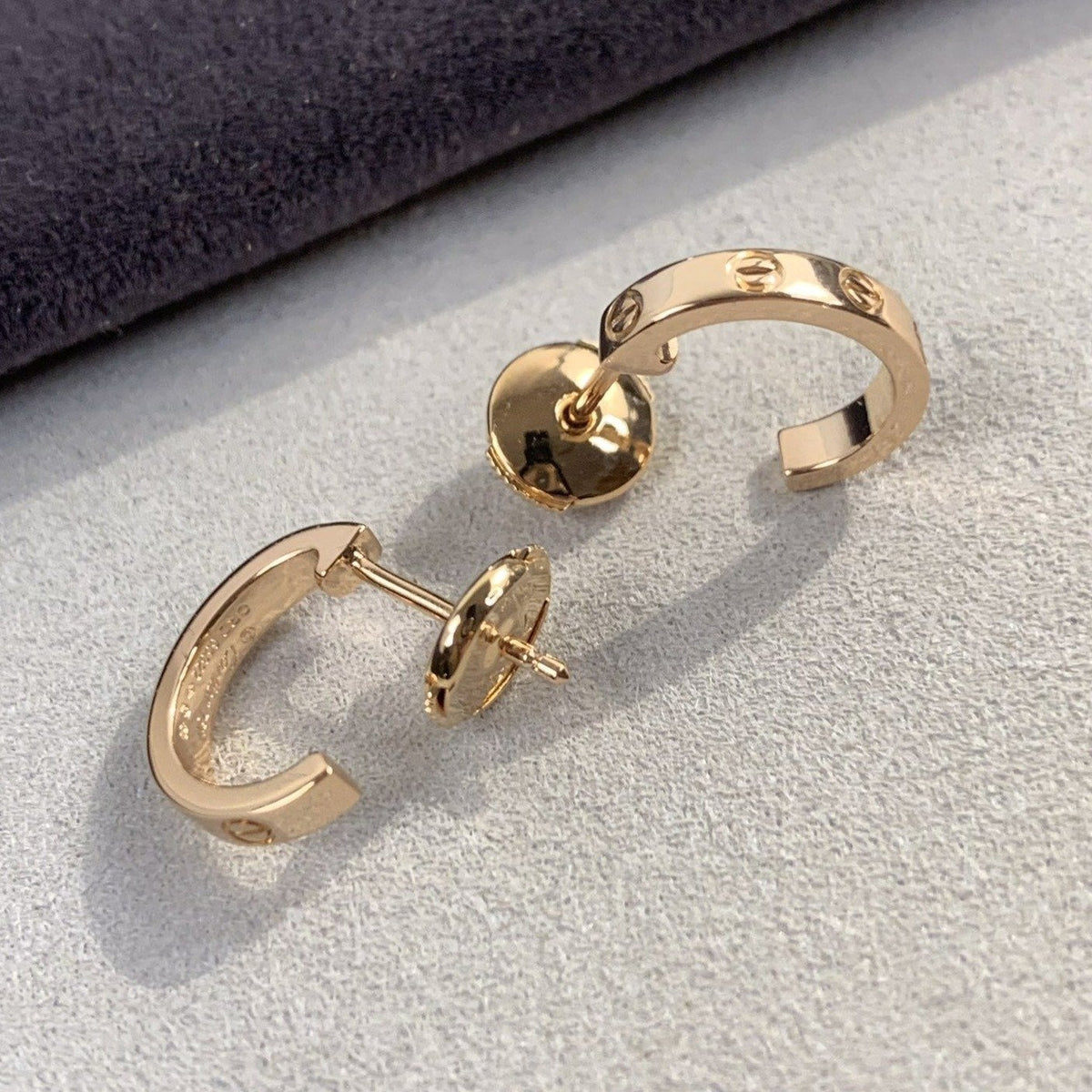 ¡®Veyra Jewelry¡¯LOVE EARRINGS 2.65MM PINK GOLD