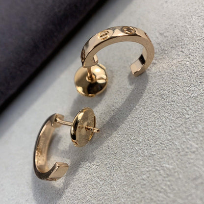 ¡®Veyra Jewelry¡¯LOVE EARRINGS 2.65MM PINK GOLD