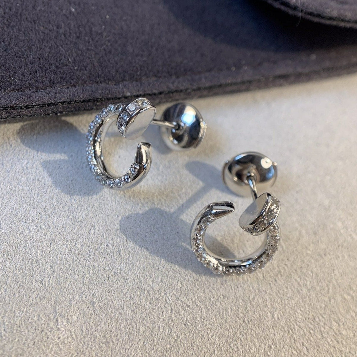 ¡®Veyra Jewelry¡¯JUSTE EARRINGS SILVER DIAMONDS