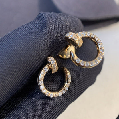 ¡®Veyra Jewelry¡¯JUSTE EARRINGS GOLD DIAMONDS