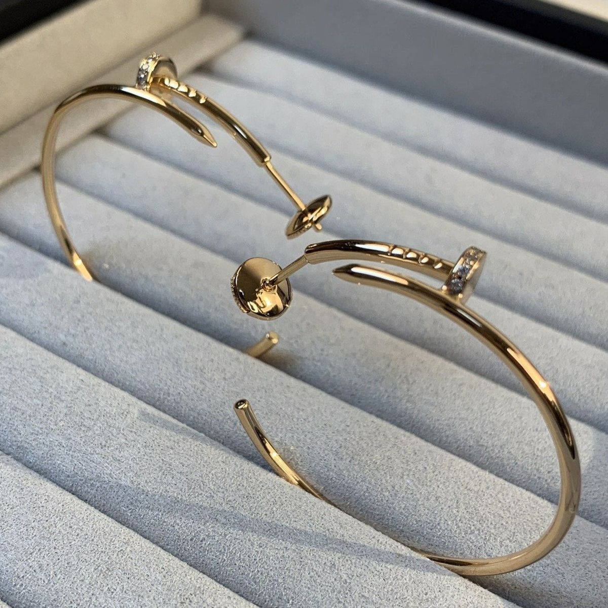 ¡®Veyra Jewelry¡¯JUSTE EARRINGS GOLD DIAMONDS 1.8MM