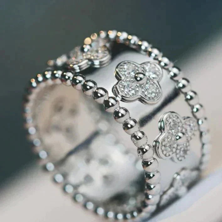 ¡®Veyra Jewelry¡¯CLOVER KALEIDOSCOPE RING 10MM