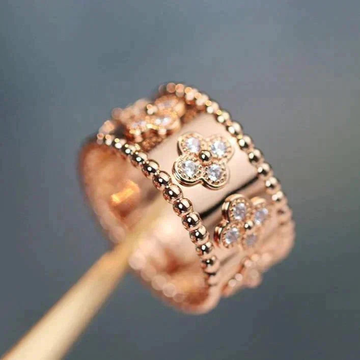 ¡®Veyra Jewelry¡¯CLOVER KALEIDOSCOPE RING 10MM