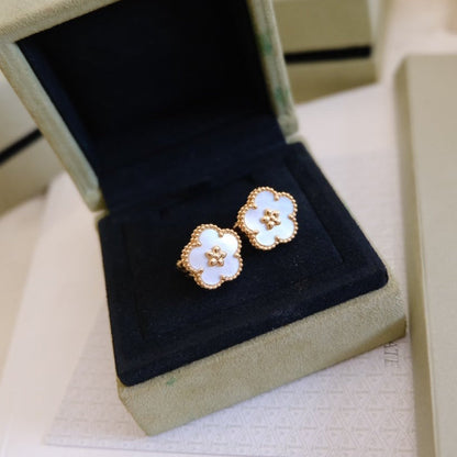 ¡®Veyra Jewelry¡¯LUCKY PINK GOLD WHITE MOP EARRINGS
