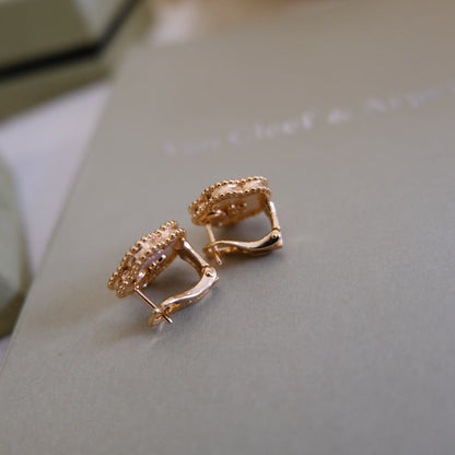 ¡®Veyra Jewelry¡¯LUCKY PINK GOLD WHITE MOP EARRINGS