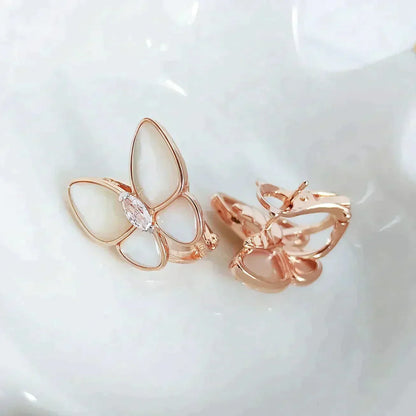 ¡®Veyra Jewelry¡¯BUTTERFLY MOP DIAMOND EARRINGS