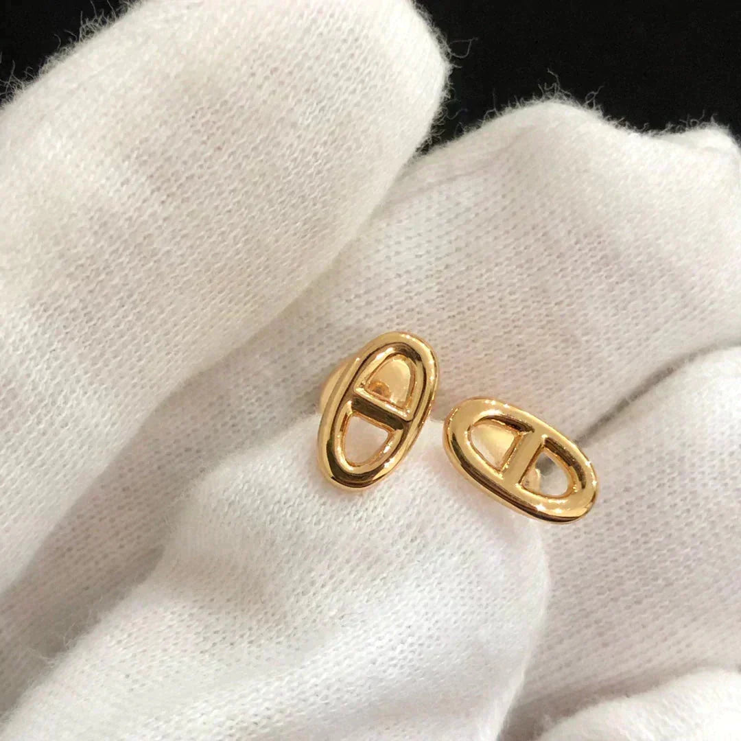 ¡®Veyra Jewelry¡¯CHAINE SMALL EARRINGS GOLD AND SILVER