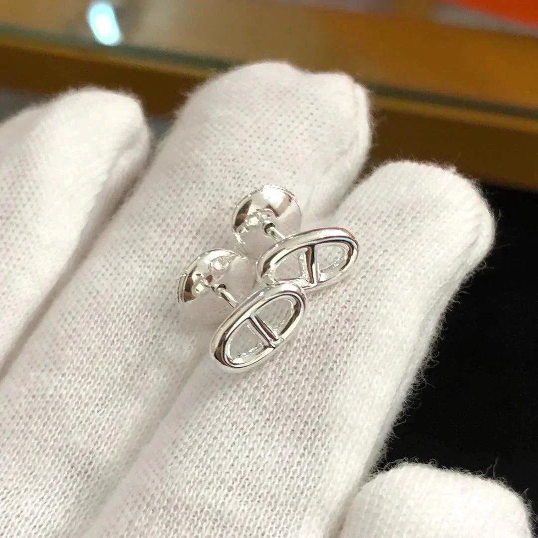 ¡®Veyra Jewelry¡¯CHAINE SMALL EARRINGS GOLD AND SILVER