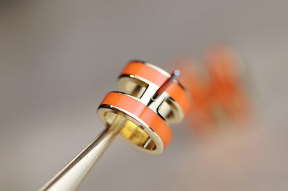 ¡®Veyra Jewelry¡¯MINI POP H EARRINGS ORANGE
