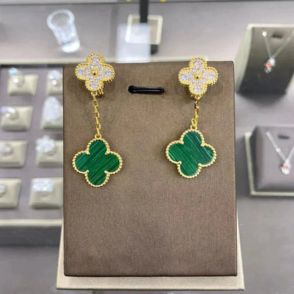 ¡®Veyra Jewelry¡¯CLOVER  2 MOTIFS  DIAMOND  EARRINGS (MULTIPLE CHOICESç´