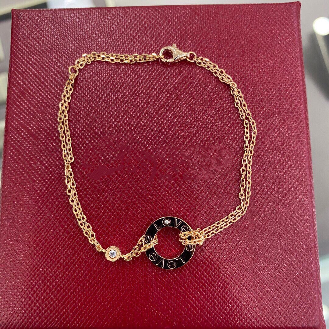 ¡®Veyra Jewelry¡¯LOVE BRACELET 2 DIAMOND