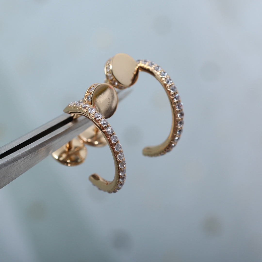 ¡®Veyra Jewelry¡¯JUSTE EARRINGS 12.75MM PINK GOLD DIAMOND