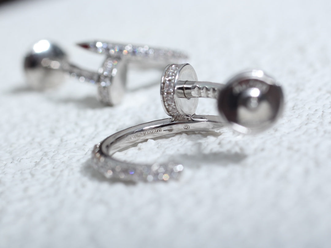 ¡®Veyra Jewelry¡¯JUSTE EARRINGS 12.75MM SILVER DIAMOND
