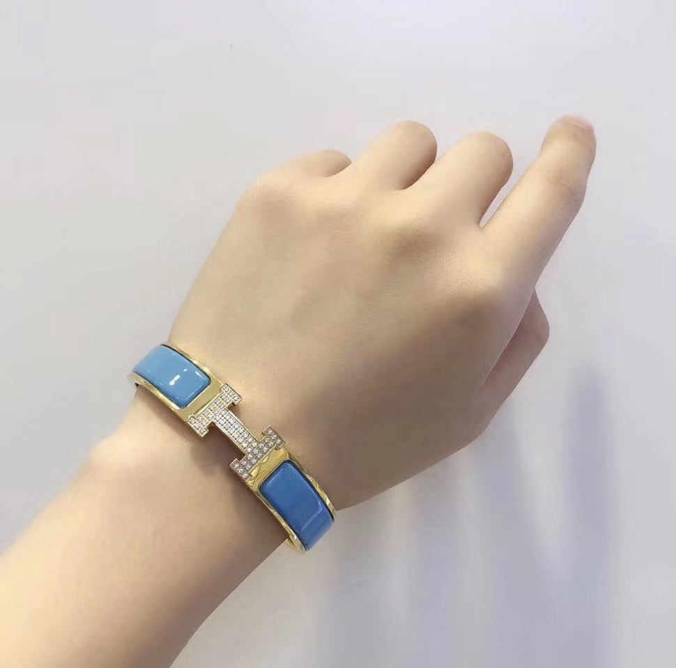 ¡®Veyra Jewelry¡¯H CLOUD BLUE BRACELET GOLD DIAMOND