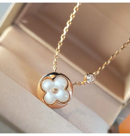 ¡®Veyra Jewelry¡¯SUN MOP GOLD 1 DIAMOND NECKLACE