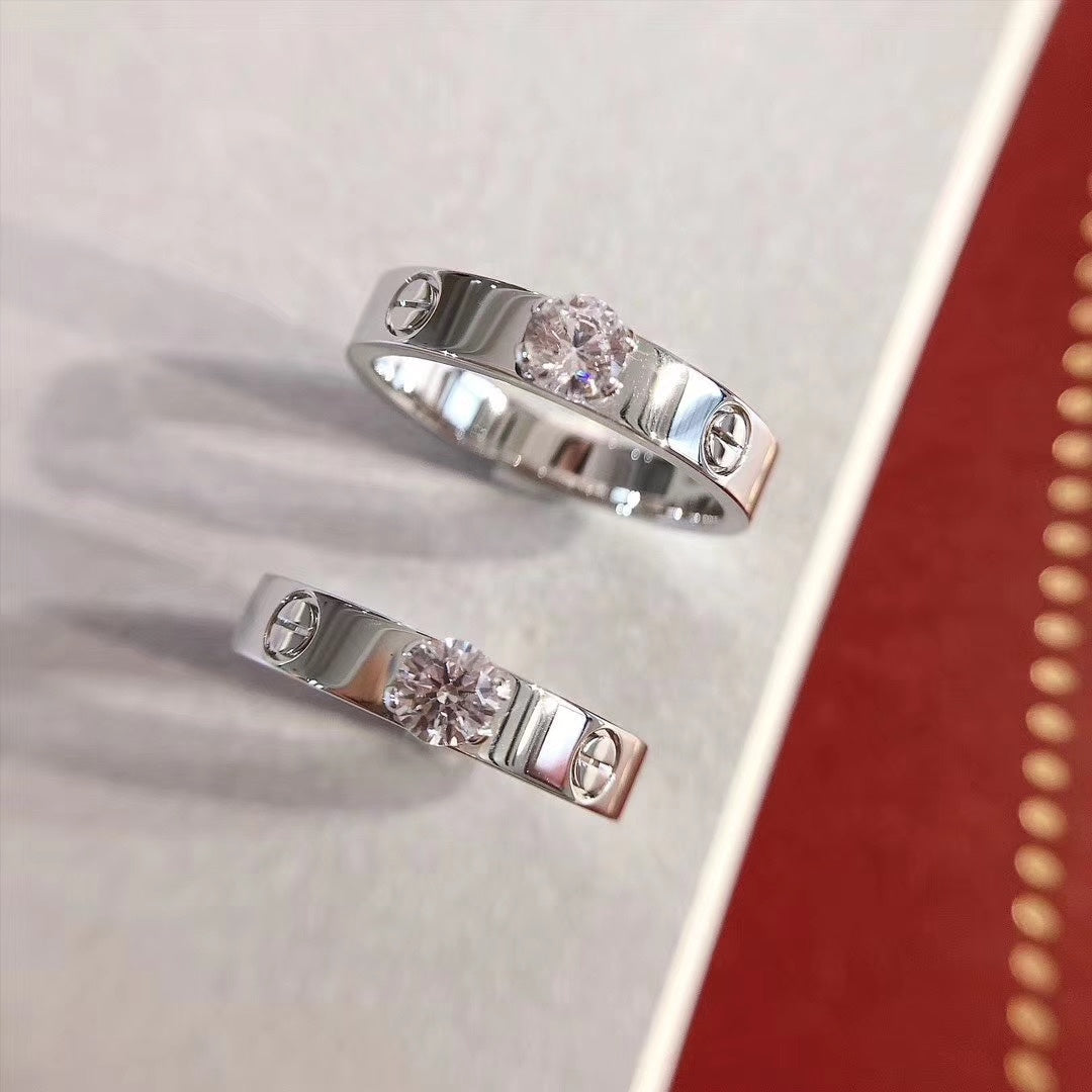 ¡®Veyra Jewelry¡¯LOVE RING 3.6MM 1 BIG DIAMOND