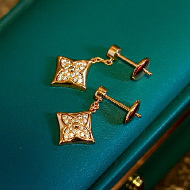 ¡®Veyra Jewelry¡¯STAR DIAMONDS EARRINGS GOLD
