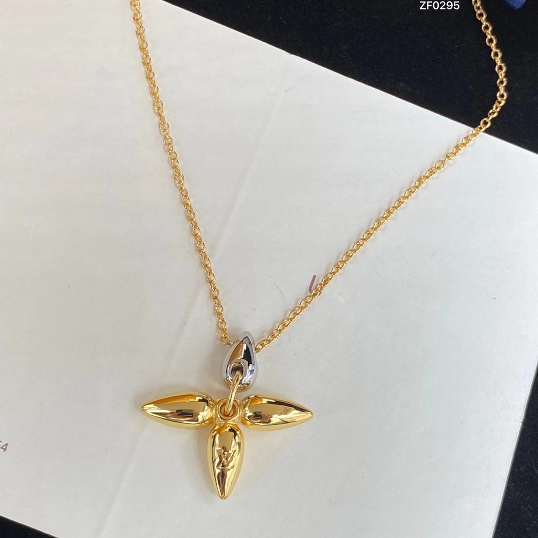 ¡®Veyra Jewelry¡¯LOUISETTE PEDANT GOLD NECKLACE