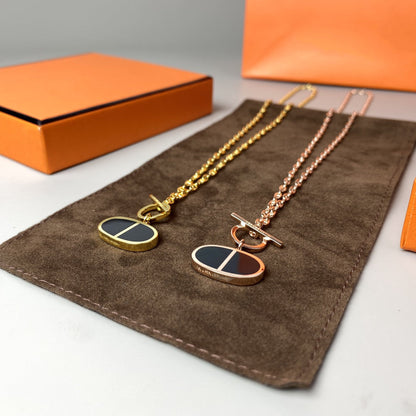 ¡®Veyra Jewelry¡¯CHAINE VERSO BLACK CERAMIC NECKLACE