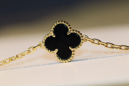 ¡®Veyra Jewelry¡¯CLOVER 20 MOTIFS ONYX ROSE GOLD