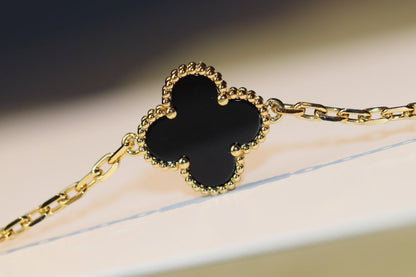 ¡®Veyra Jewelry¡¯CLOVER 20 MOTIFS ONYX ROSE GOLD