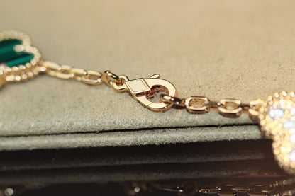 ¡®Veyra Jewelry¡¯CLOVER 20 MOTIFS ONYX ROSE GOLD