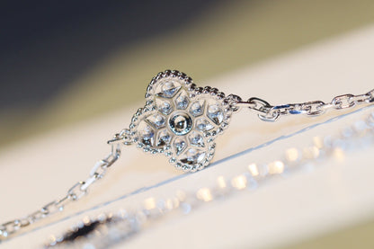 ¡®Veyra Jewelry¡¯CLOVER 20 MOTIFS ONYX DIAMOND SILVER