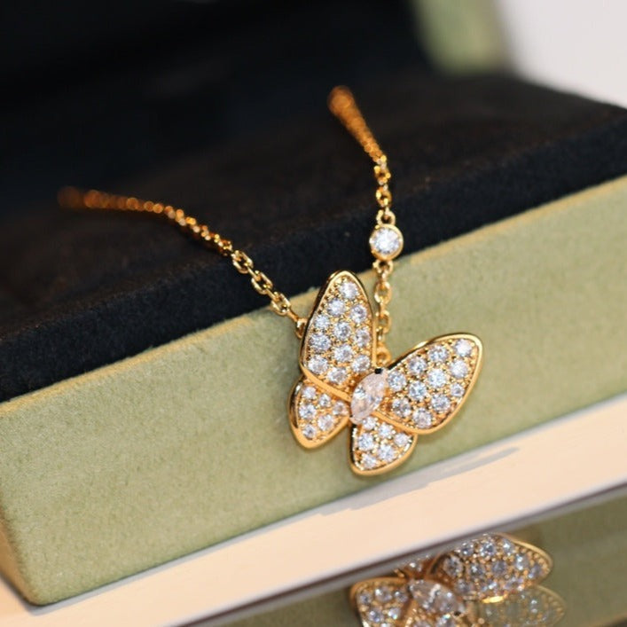 ¡®Veyra Jewelry¡¯BUTTERFLY DIAMOND NECKLACE